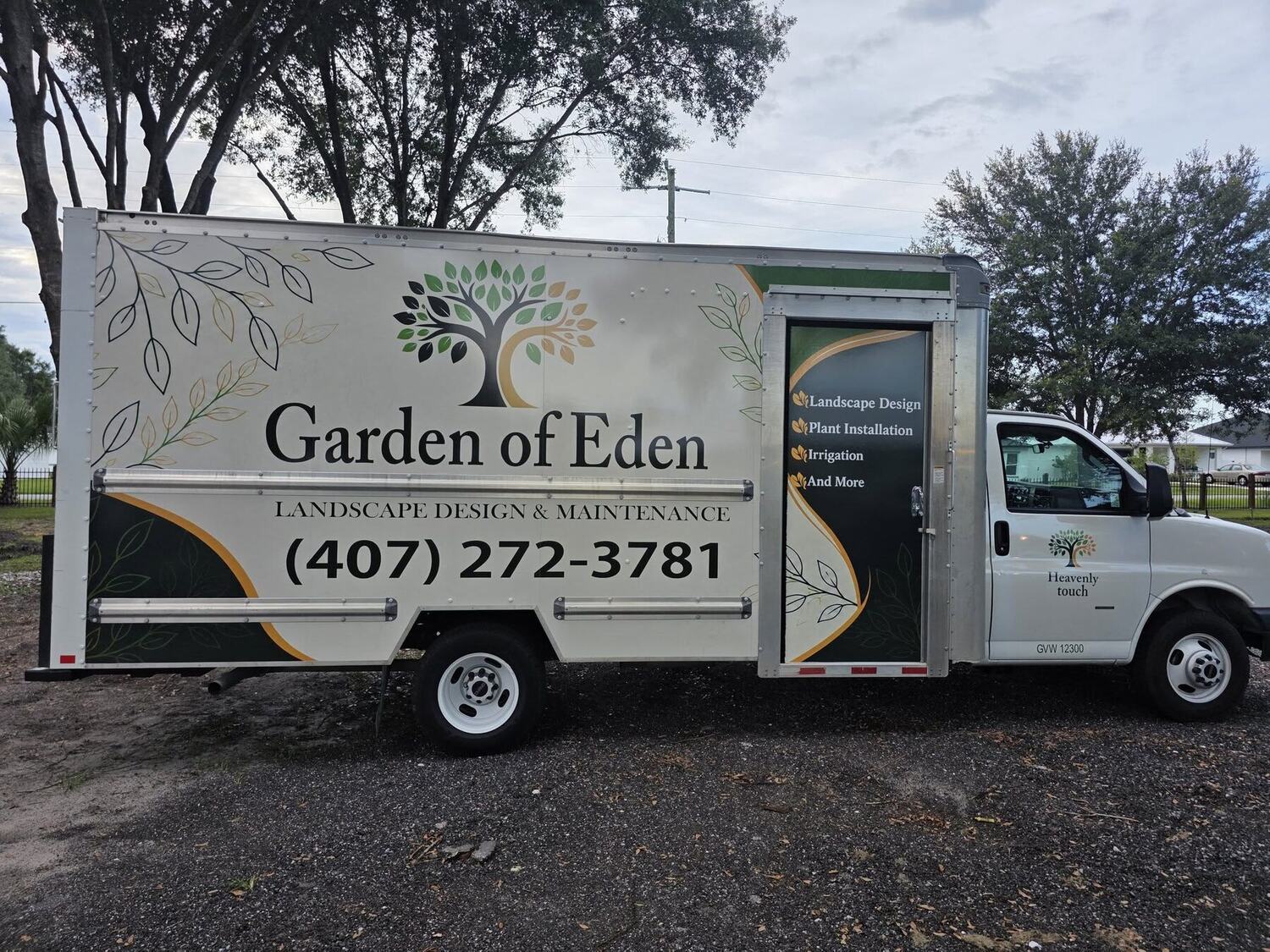 Garden of Eden Nursery delivery and consultation truck