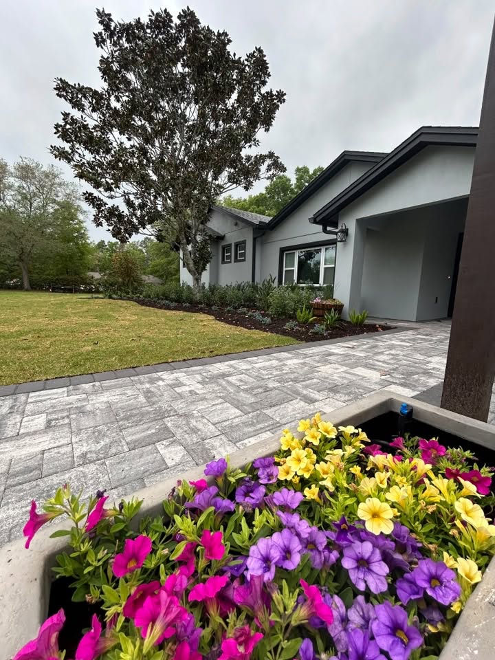 Paver patio