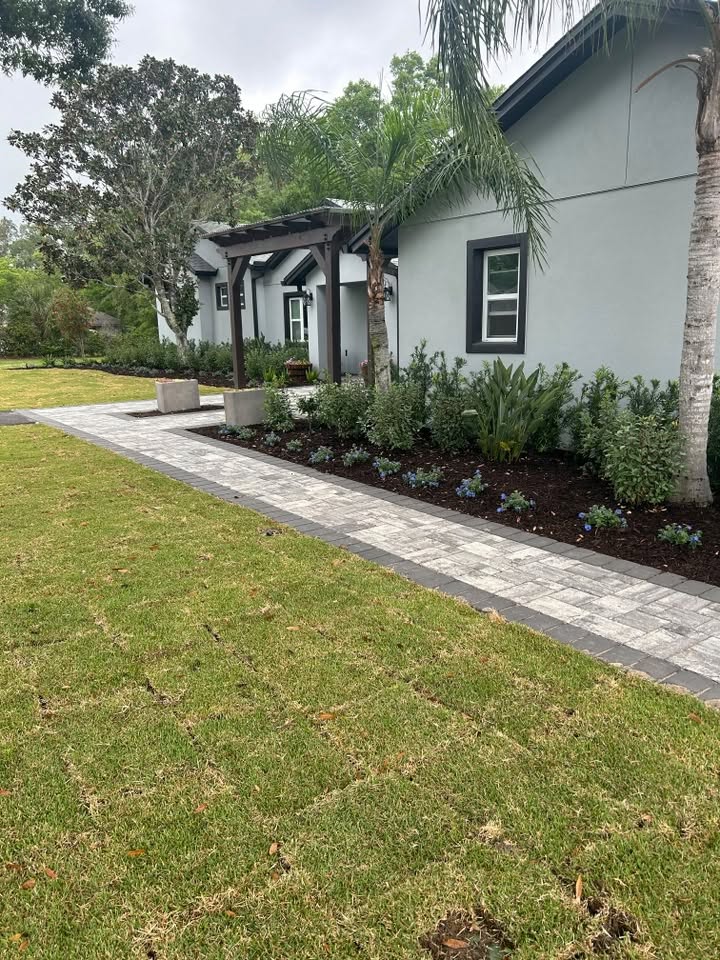 Paver walkway
