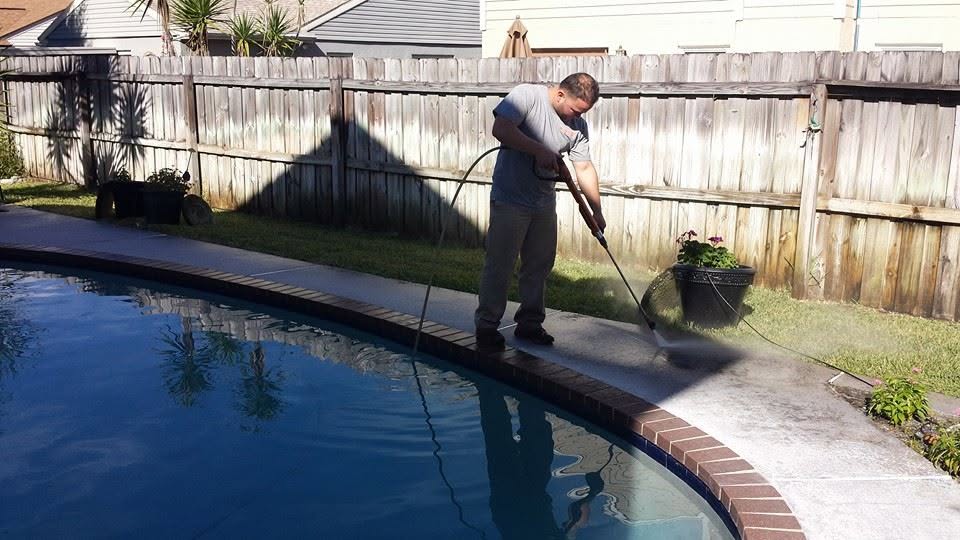 Pressure washing